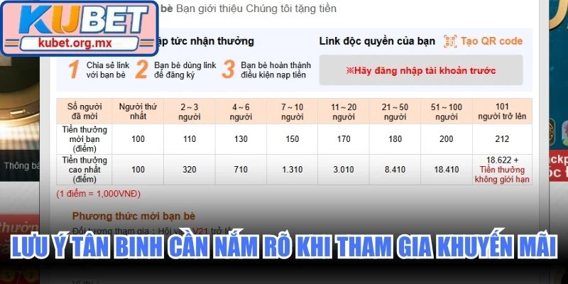 Lưu ý tân binh cần nắm rõ khi tham gia khuyến mãi