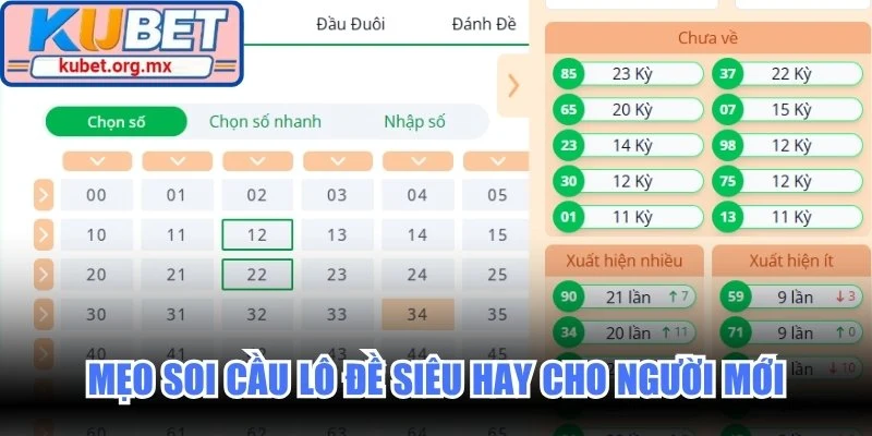 Mẹo soi cầu lô đề siêu hay cho người mới